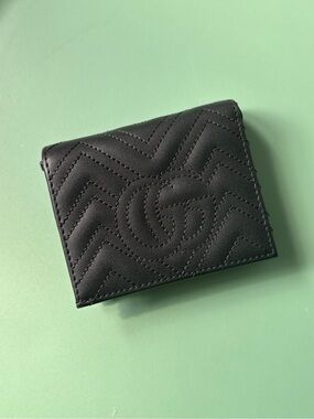 Gucci Black Quilted Leather Bifold Wallet